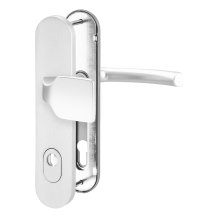 Bezpečnostní dveřní kování Viking Plus s otvorem na zámkovou vložku fabku s roztečí 92mm klika-madlo F1 L+P