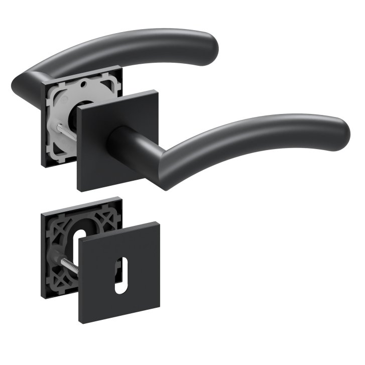 Slidebloc Ultra tvar 1084 RHR černá dveřní kování