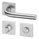 Lida SlideBloc light RHR nerez PK dveřní kování – WC klička (WC), klika/klika