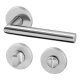 Tipa EasyClick SlideBloc light R nerez PK dveřní kování – WC klička (WC)