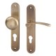 Jana OV bronz dveřní kování – cylindrická vložka (PZ), 90 mm, koule/klika levá