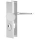 Atlas Plus RC3 hliník F1 bezpečnostní kování – cylindrická vložka (PZ), 92 mm, koule/klika