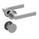 Slidebloc Ultra tvar 1040 R nerez dveřní kování – slepá rozeta (bez otvoru)