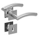 Slidebloc Ultra tvar 1084 RHR nerez dveřní kování – dózický klíč (BB)