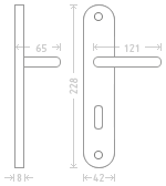 ACT servis - Rosa OV hliník 90 F4
