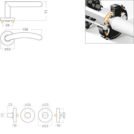 ACT servis - Heda Pull R nerez PK
