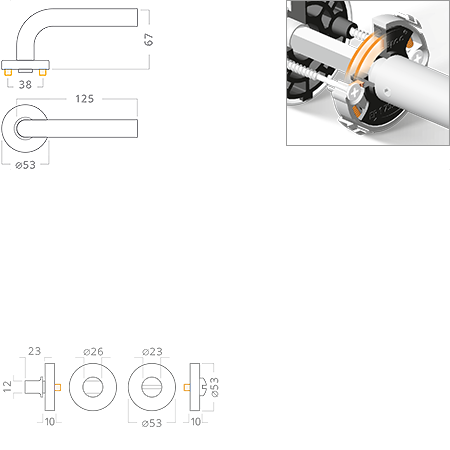 ACT servis -   Lida Slide R nerez PK DUPLIKT