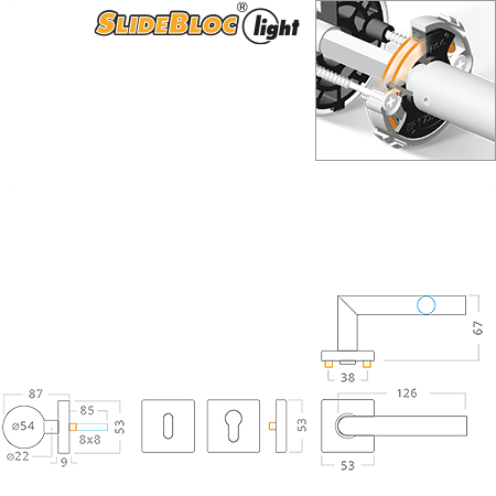ACT servis -   Tipa Slide RHR nerez PK DUPLIKT